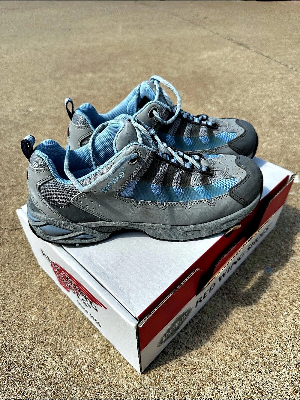 Red Wing Shoes 8951-1 Women's Athletic Shoes US 9D Gray & Blue